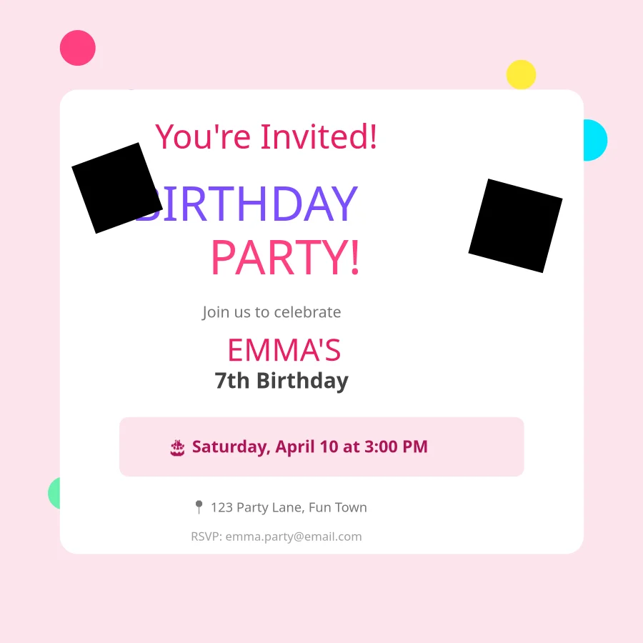 Birthday Invitation
