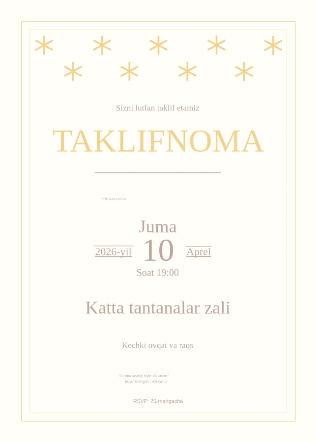 Forest Formal Invite