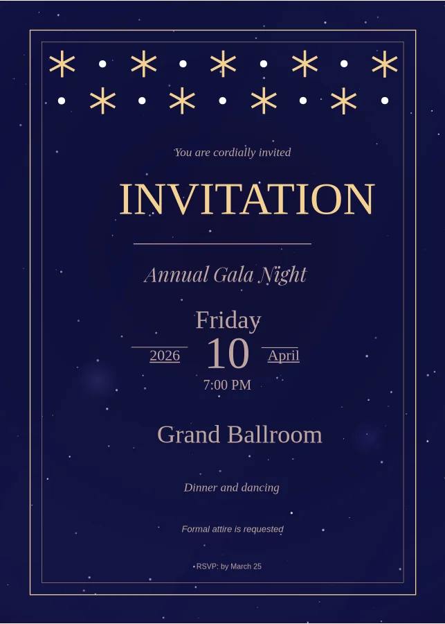 Forest Formal Invite