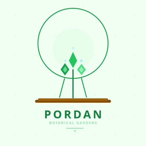 Verdana Botanical Gardens Logo