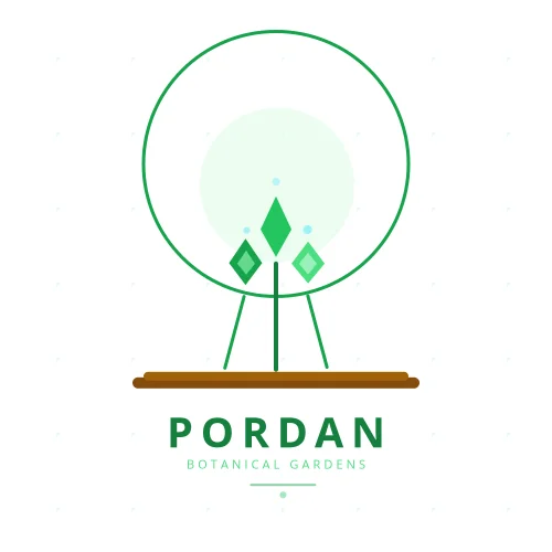 Logotipo de Verdana Botanical Gardens