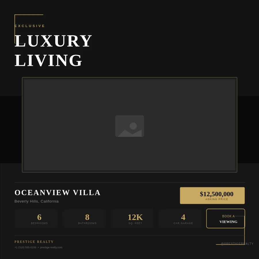 Luxury Real Estate – Modern Villa