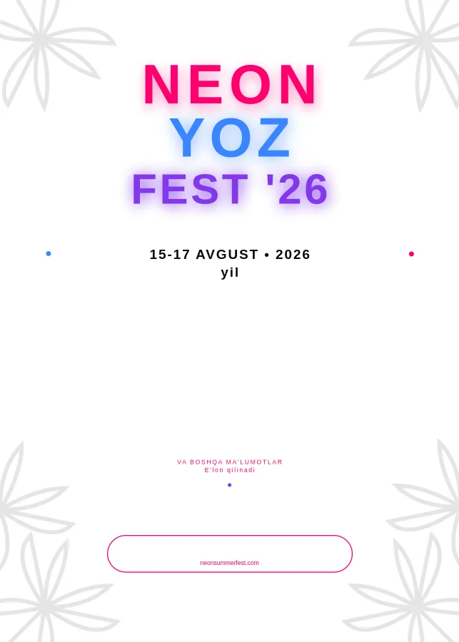 Musiqa festivali – Neon yoz