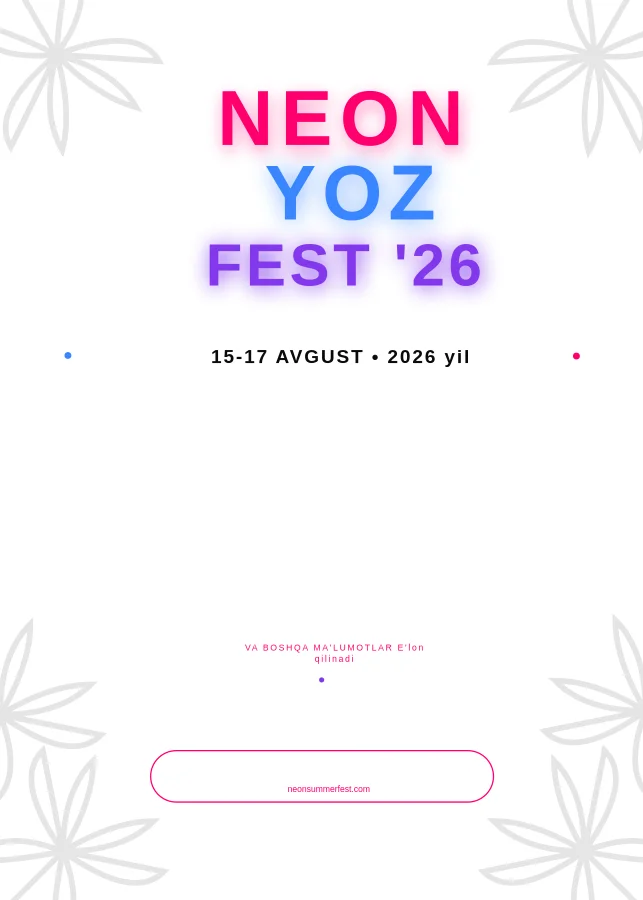 Musiqa festivali – Neon yoz