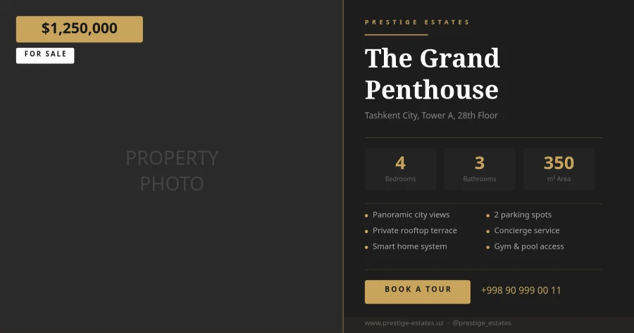 Luxury Real Estate Listing