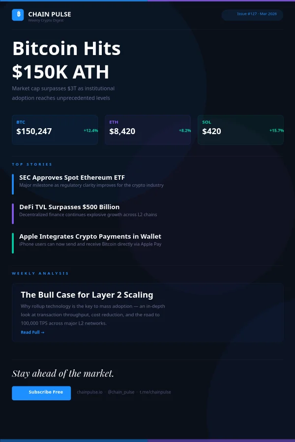 Crypto & Web3 Weekly Newsletter