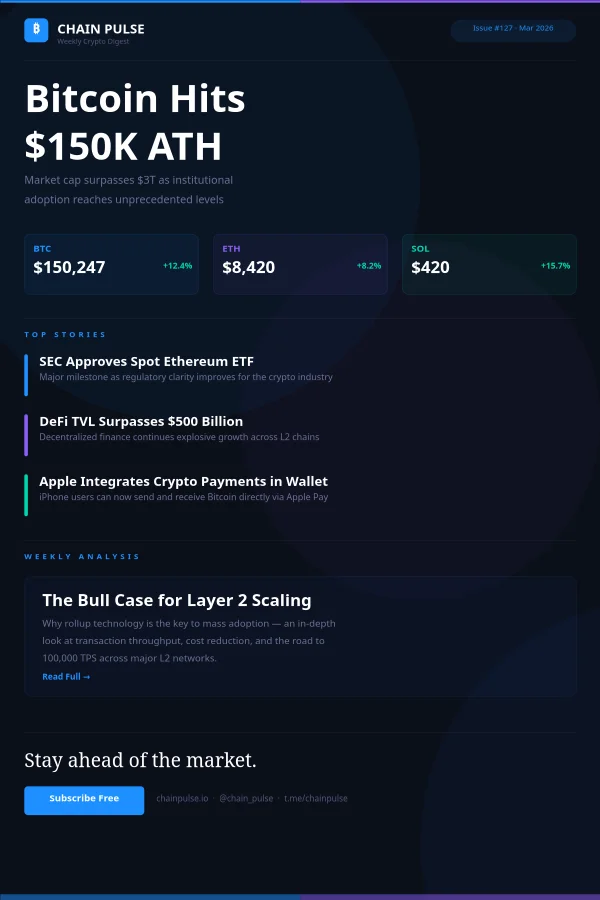 Crypto & Web3 Weekly Newsletter