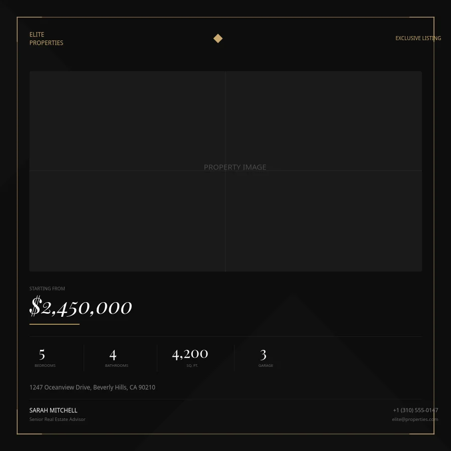 Luxury Real Estate Showcase