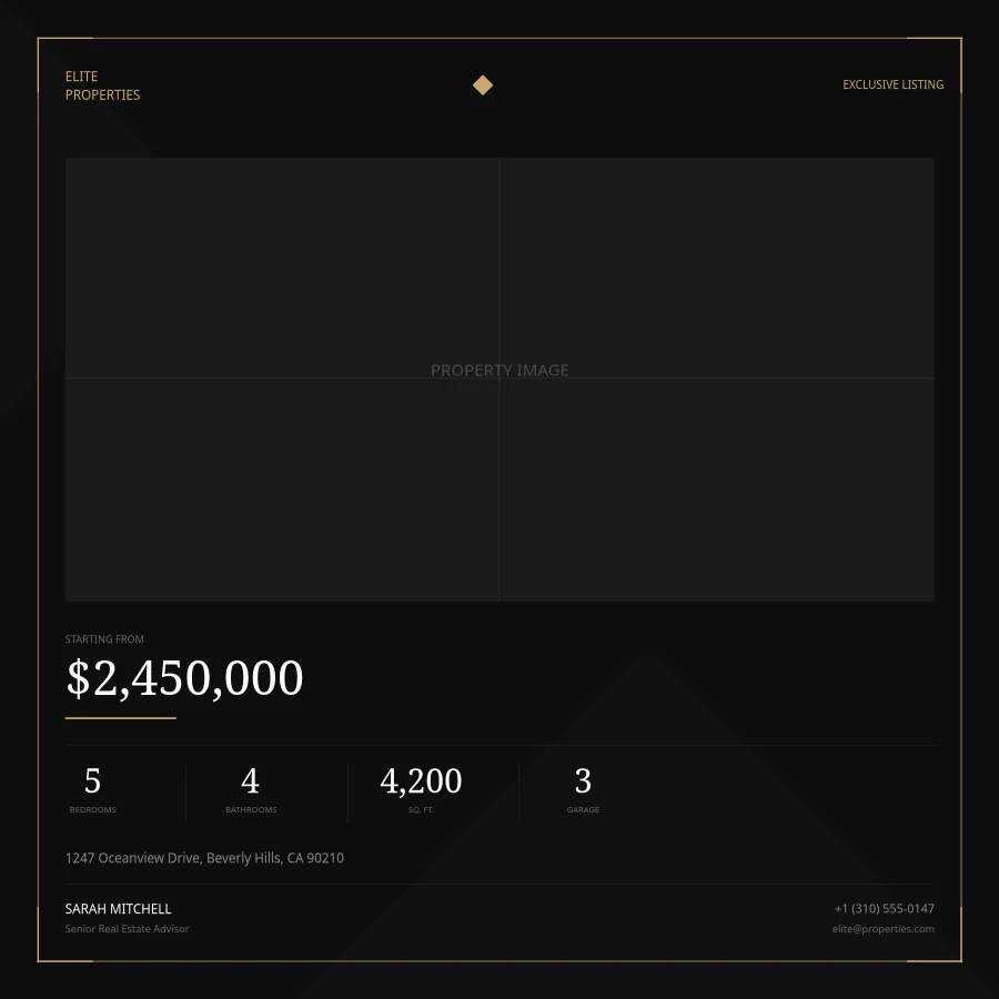 Luxury Real Estate Showcase