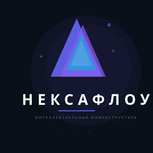 Градиентный логотип технологического стартапа