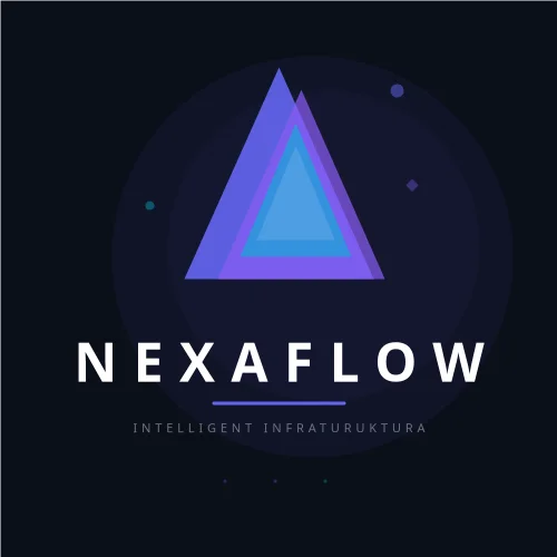 Texnologiya startup gradient logotipi