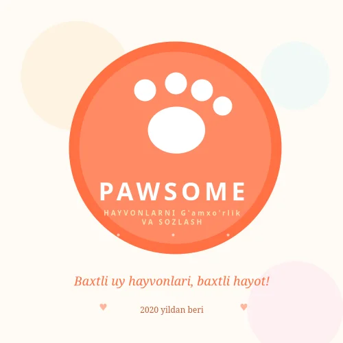 Quvnoq uy hayvonlari parvarishi logotipi