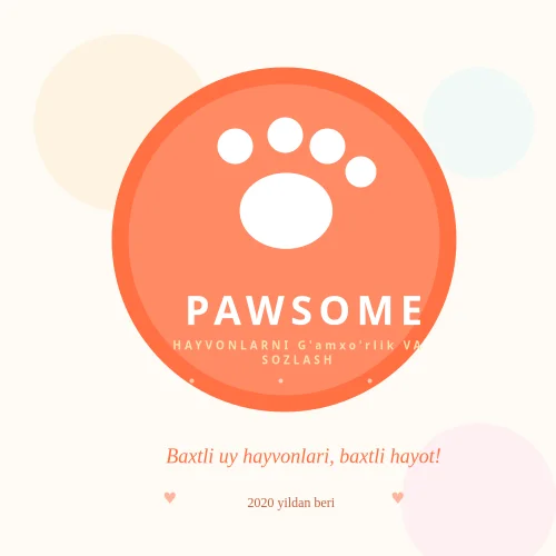 Quvnoq uy hayvonlari parvarishi logotipi