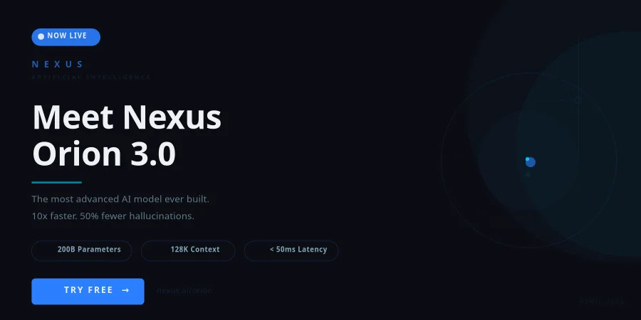 Nexus AI Product Launch Tweet