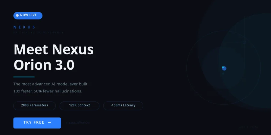 Nexus AI Product Launch Tweet