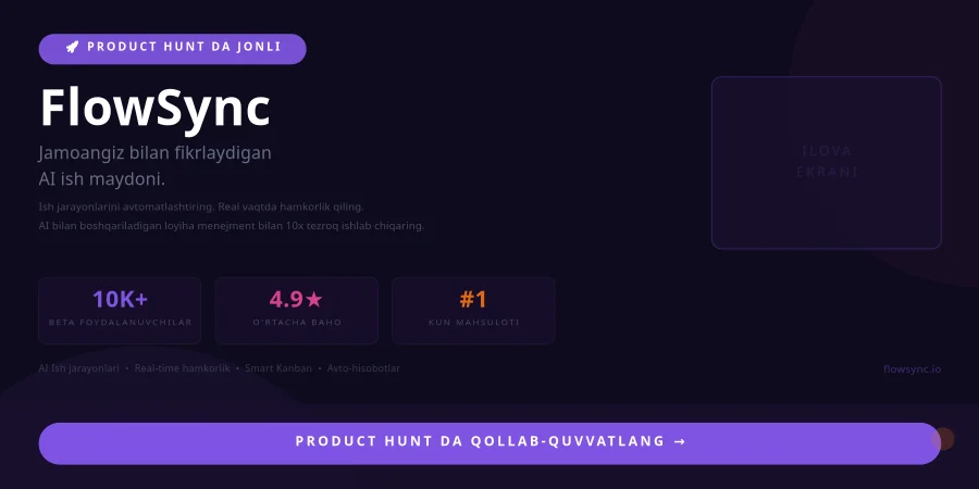 SaaS Product Hunt chiqarish tviti