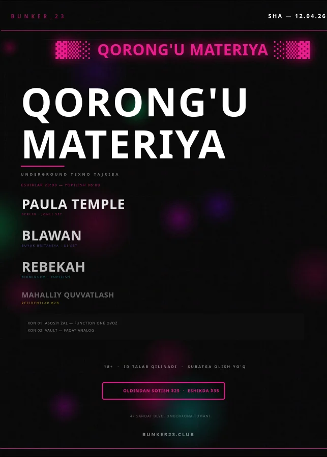Techno Underground Club Night Flyer