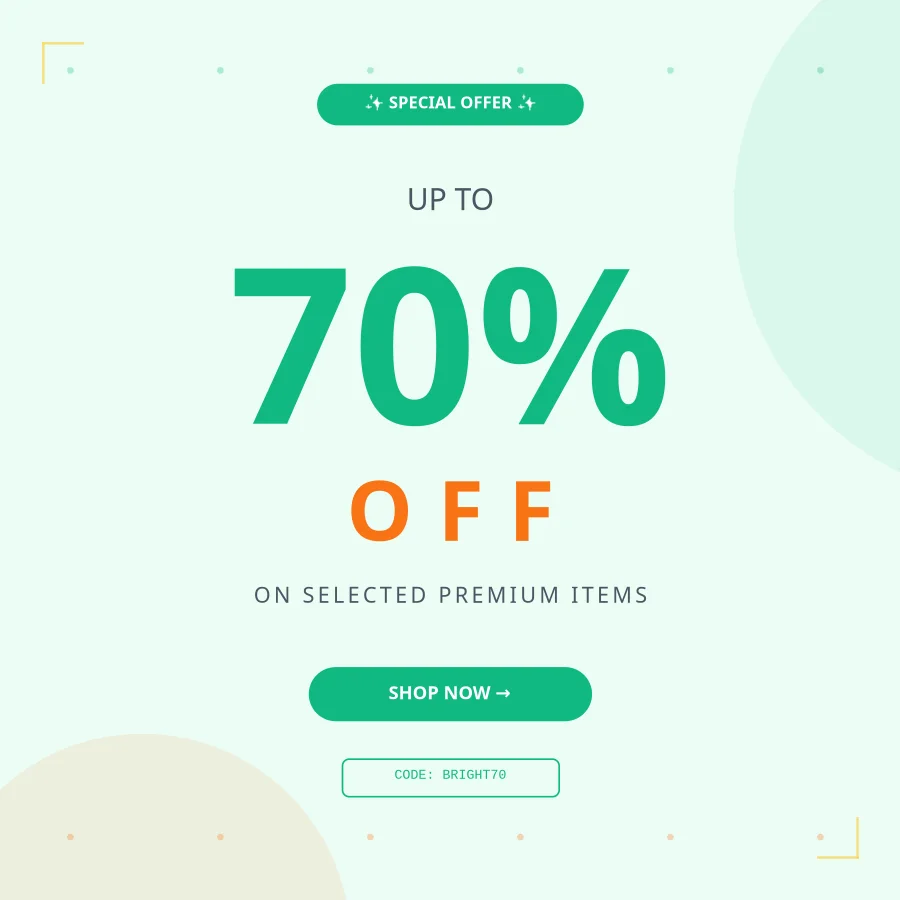 Tropical Burst Sale — Instagram Post