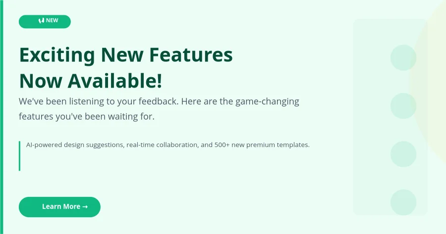 Tropical New Feature — Facebook Post