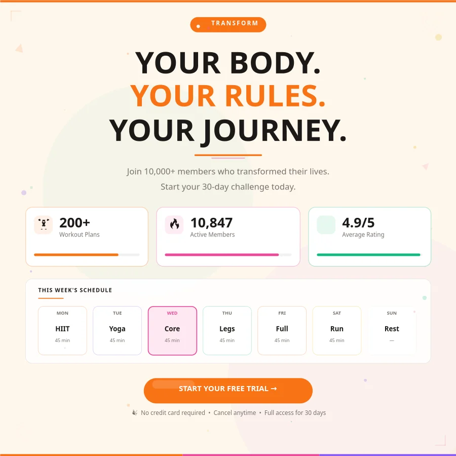 BrightFit 30-Дневный Челлендж — Instagram Пост
