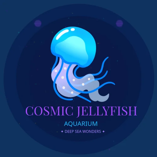 Cosmic Jellyfish Aquarium Logo