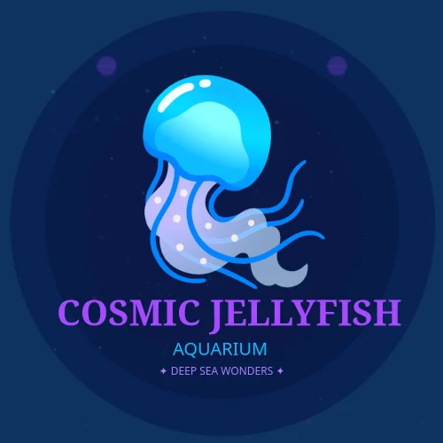 Cosmic Jellyfish Aquarium Logotipi