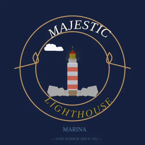 Ajaýyp maýak Marina logo