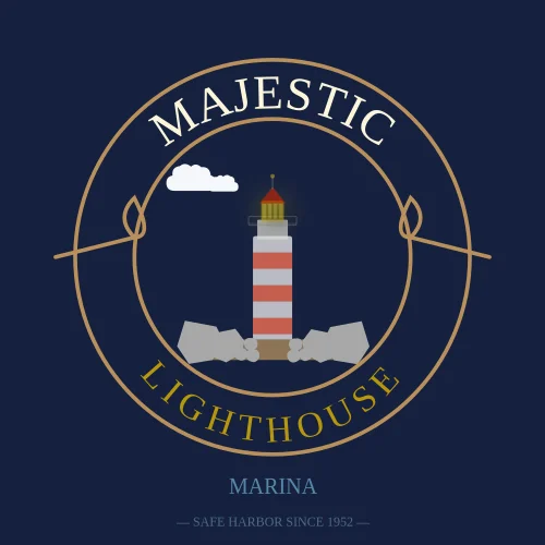 Majestic Lighthouse Marina Логотипи