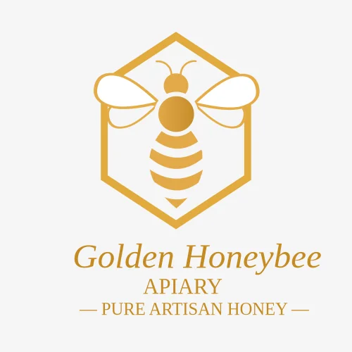 Golden Honeybee Apiary Logo