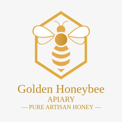 Golden Honeybee Apiary Logo