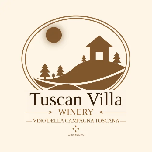Tuscan Villa Winery Logotipi