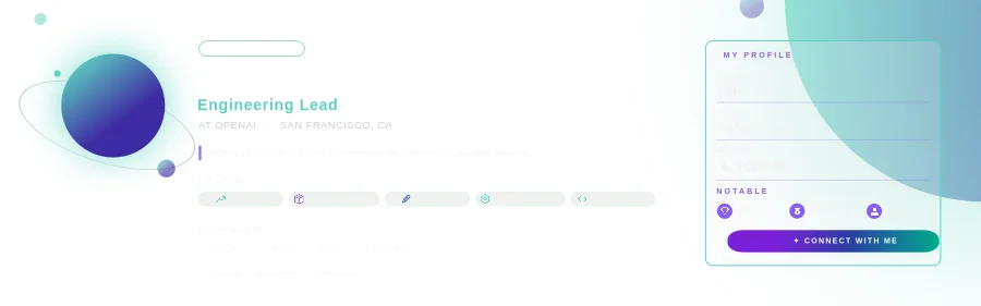Futuristik LinkedIn Banner şablony