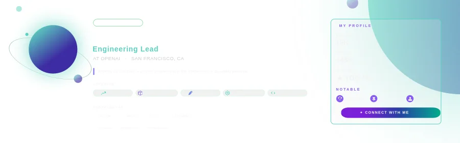 Futuristik LinkedIn Banner Shablon