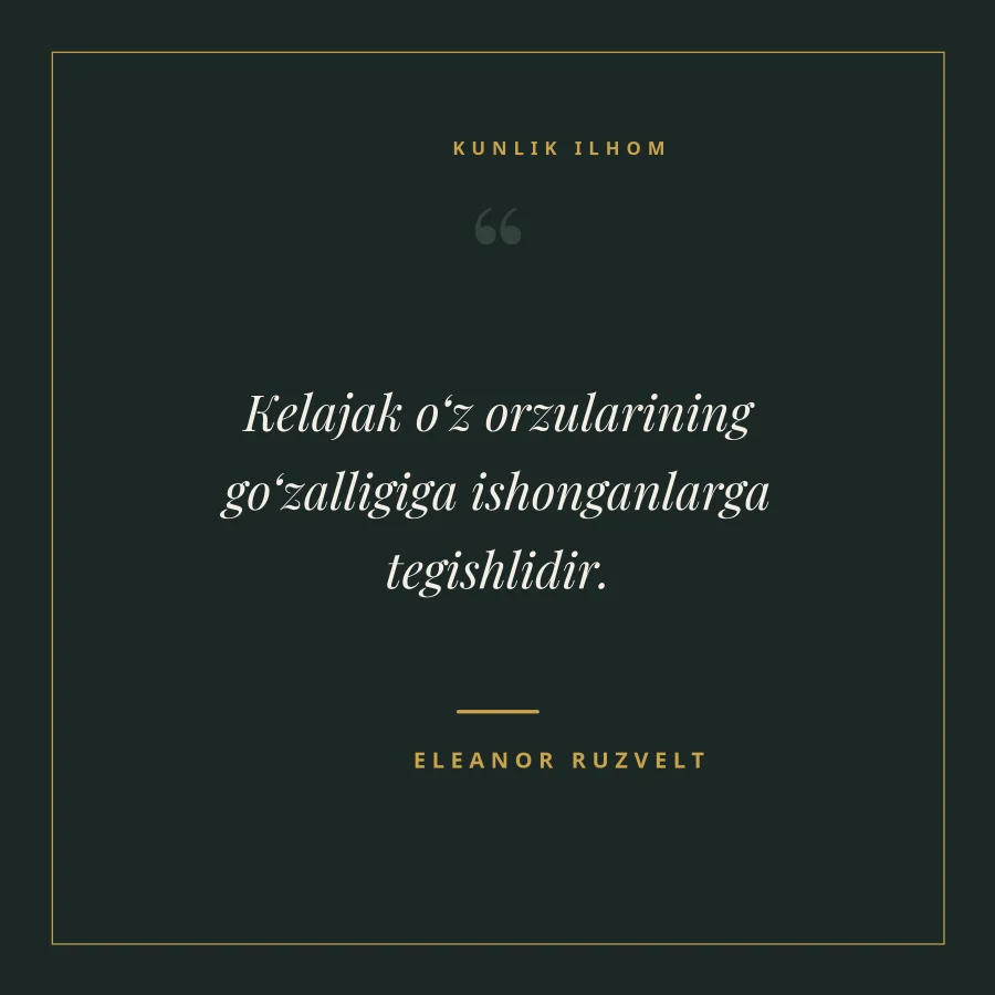 MOTIVATSION IQTIBOS — Qorong‘i Editorial Karta