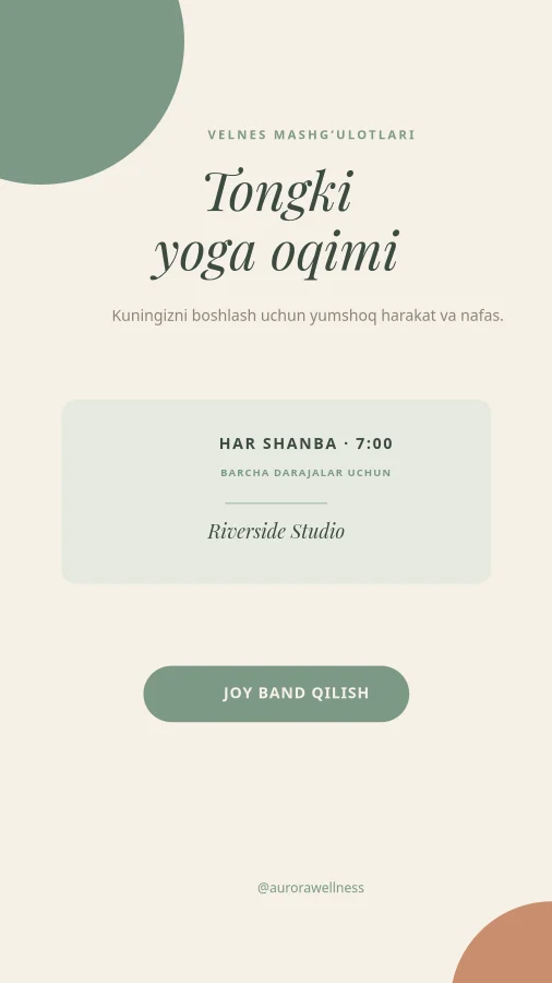 VELNES — Sage Yoga Flow