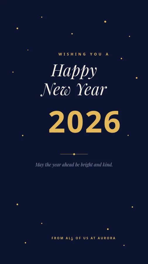 NEW YEAR — Midnight & Gold