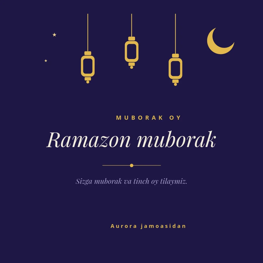 RAMAZON MUBORAK — Indigo & Lanterns