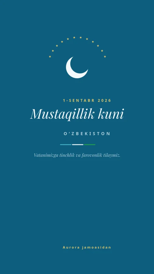 MUSTAQILLIK KUNI — Azure & Stars