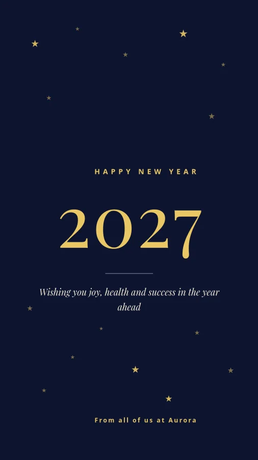 HAPPY NEW YEAR — 2027 Greeting