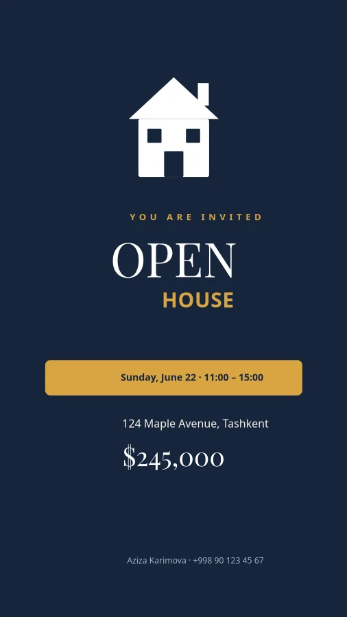OPEN HOUSE — Real Estate Story