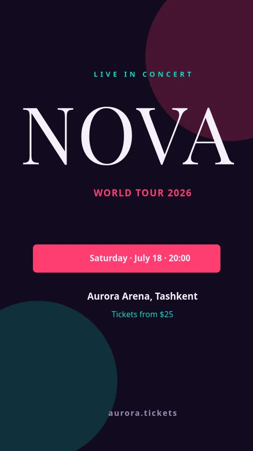CONCERT — Live in Concert Poster