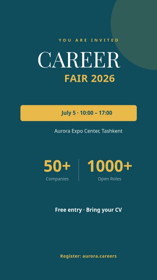 CAREER FAIR — Job Fair Poster