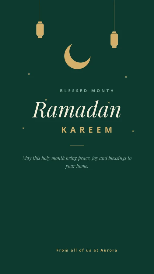 RAMADAN KAREEM — Greeting