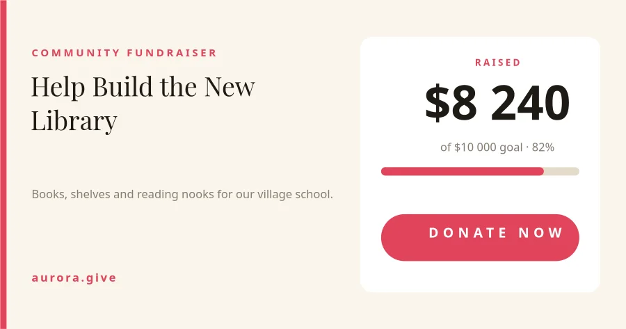 FUNDRAISER — Donate