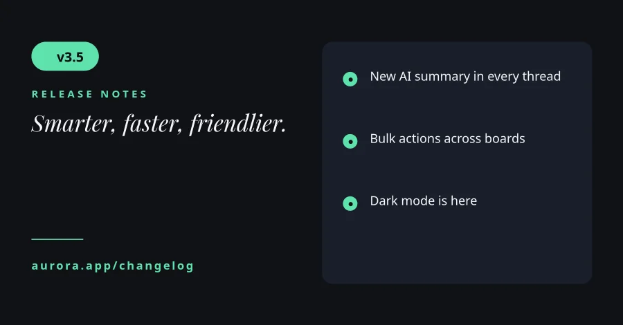 RELEASE NOTES — v3.5