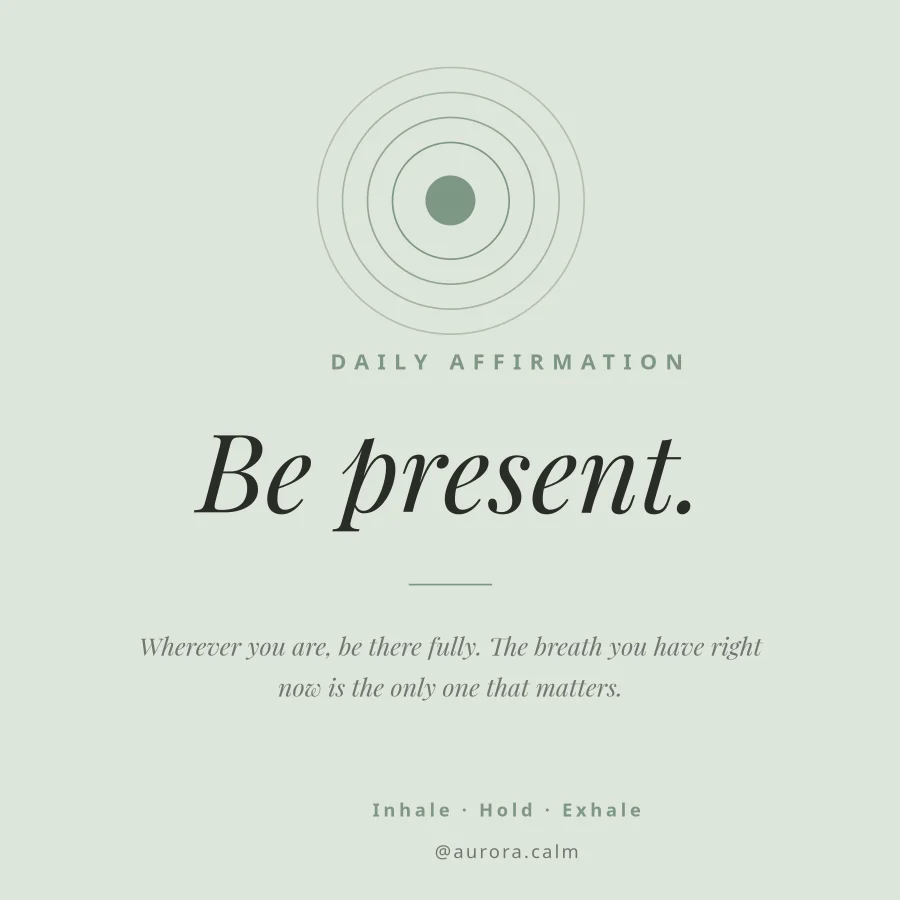 MEDITATION — Daily Affirmation