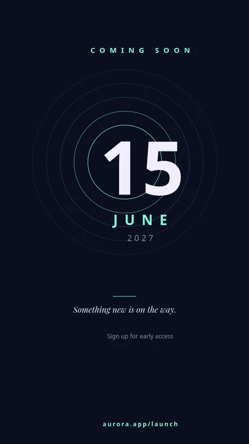 LAUNCH TEASER — Coming Soon