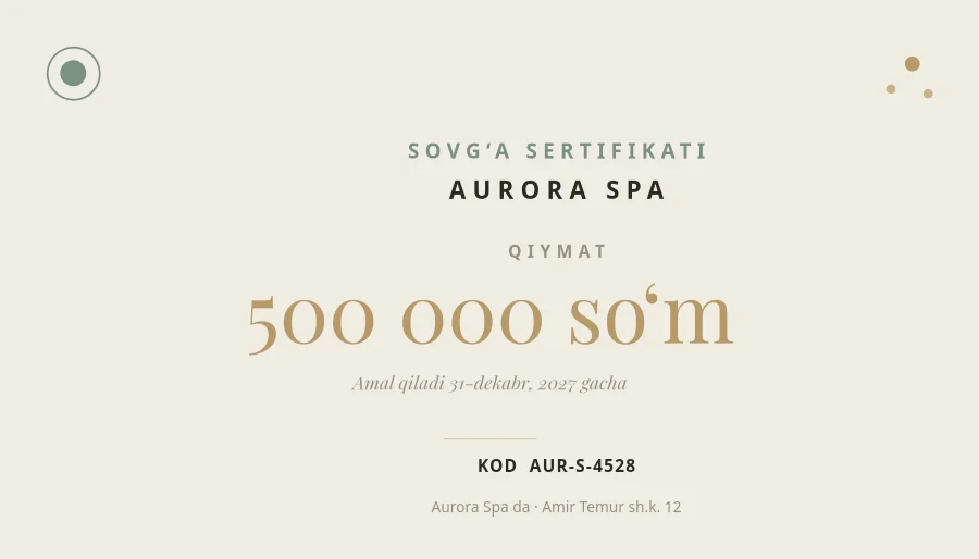 SPA — Sovg‘a Sertifikati