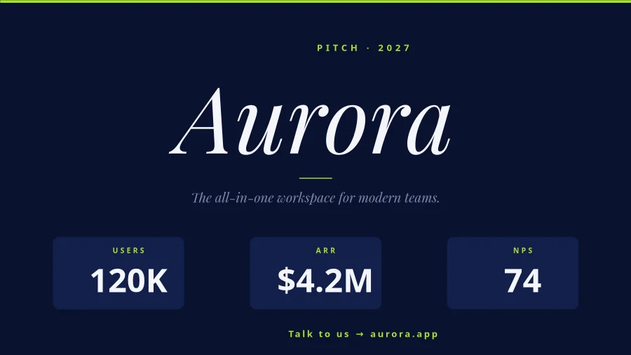 PITCH — Startup Teaser