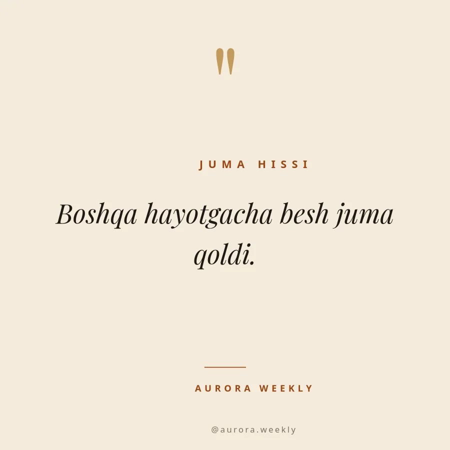 JUMA — Motivatsiya